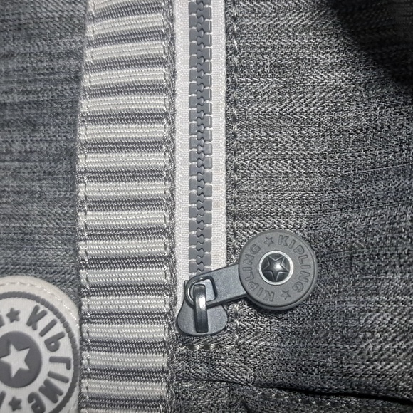 Kipling Gray Crossbody Bag. Unique.  #1      12x8 - Picture 2 of 6
